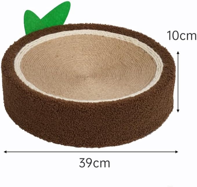 Fruit Cat Scratching Board,Sisal Cat Scratching Board,Orange Cat Litter,Fruit Coconut Cat Scratching Basin,Green Cat Bed,Watermelon Cat Scratching Board,Wear-Resistant Cat Cat Products (Copra)