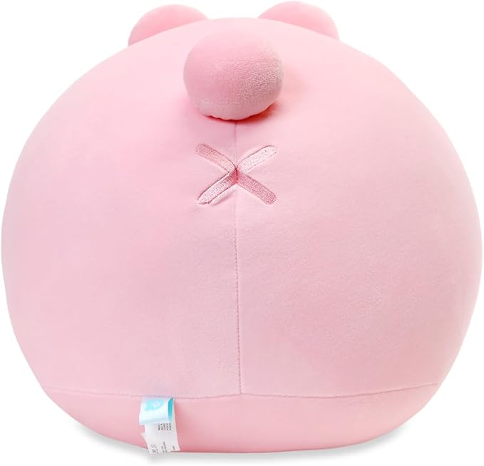 Anirollz Stuffed Animal Plush Toy – 15" Large Plush Doll | Soft, Squishy, Cute, Comfort, Safe | Birthday Gift Pillow with Cute Character Pink Bunny Rabbit Bunniroll