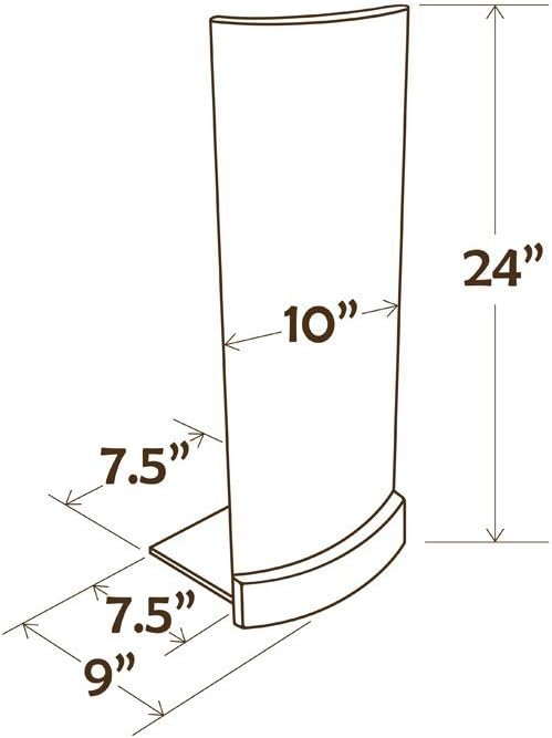 Sofa-Scratcher' Cat Scratching Post & Couch-Corner/Furniture Protector (Ivory)