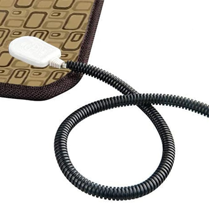 La La Pet® Mat for Dog and Cat Constant Electric Heating Temperature Warming Pad Cushion Bed Mat for Pet,Coffee