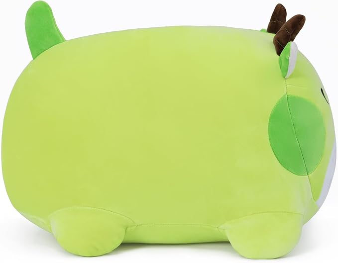 15.8'' Cow Plush Stuffed Animals Birthdays Gifts, Green Cow Plush Pillow Soft Cute Plushie, Chubby Plush Toy Birthday Gifts for Kids Girlfriend