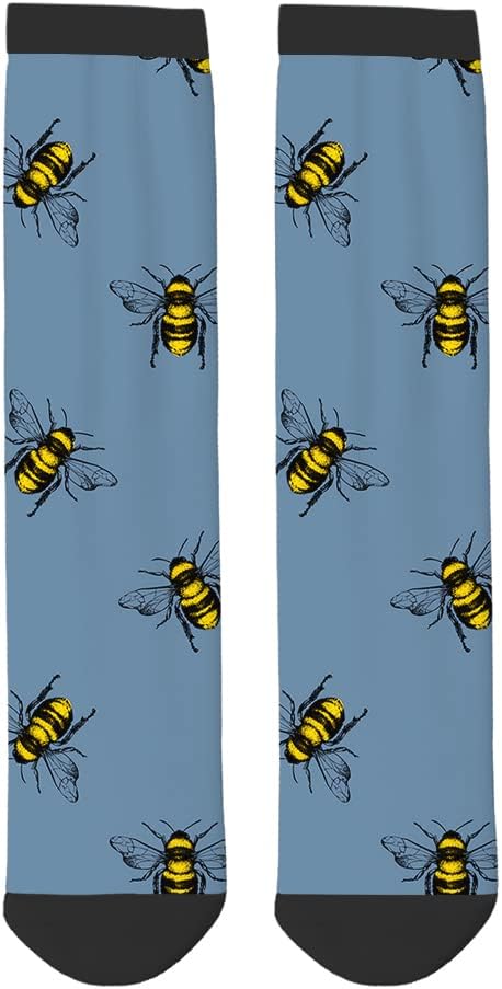 AOYEGO Volleyball Funny Socks Water Polo Balls Iridescent Novelty Casual Crew Socks Contrast Color Design for Women Men Gift