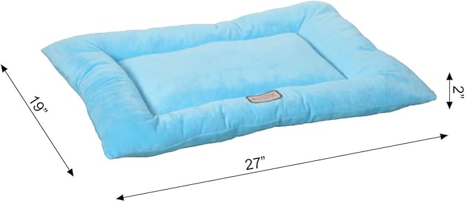 Armarkat Pet Bed Mat 27-Inch by 19-Inch by 2.5-Inch M01-Medium, Sky Blue (M01CTL-M)