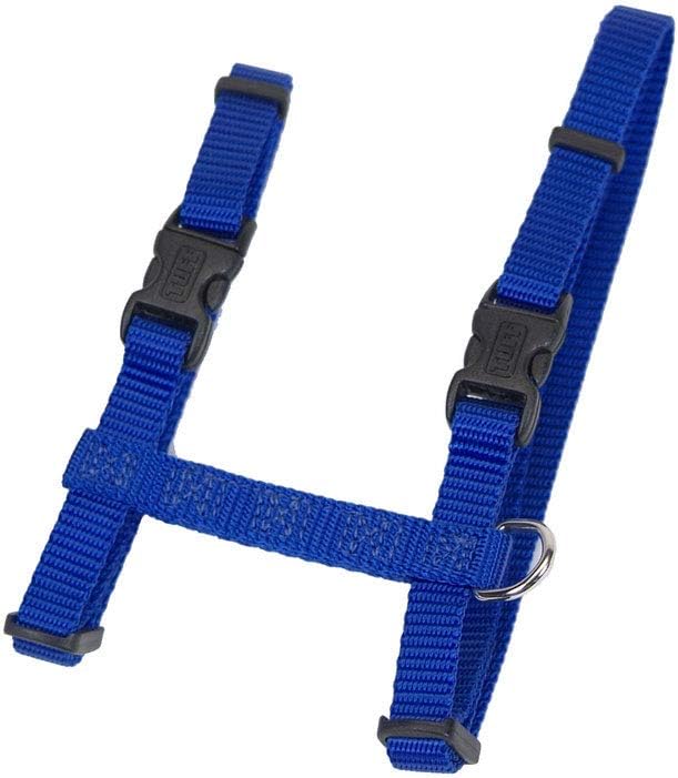 Coastal Pet Figure "H" Adjustable Cat Harness - Outdoor Cat Supply - Comfortable for Cats - Secure Snap-Lock Buckles - Blue, 3/8" x 10"-18"