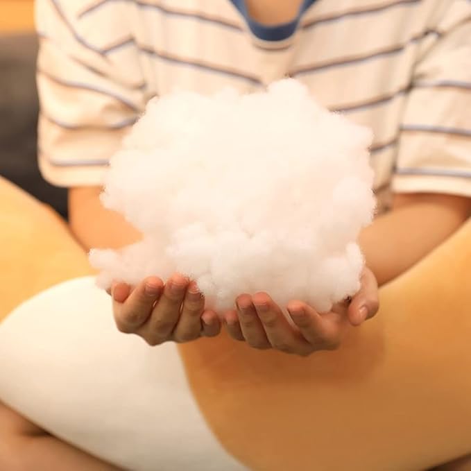 43.32in Long Yellow Cat Plush Pillow Toy Sleeping Pillow Cute Cartoon Cat Stuffed Animals Soft Long Body Pillow Gift for Kids Adults