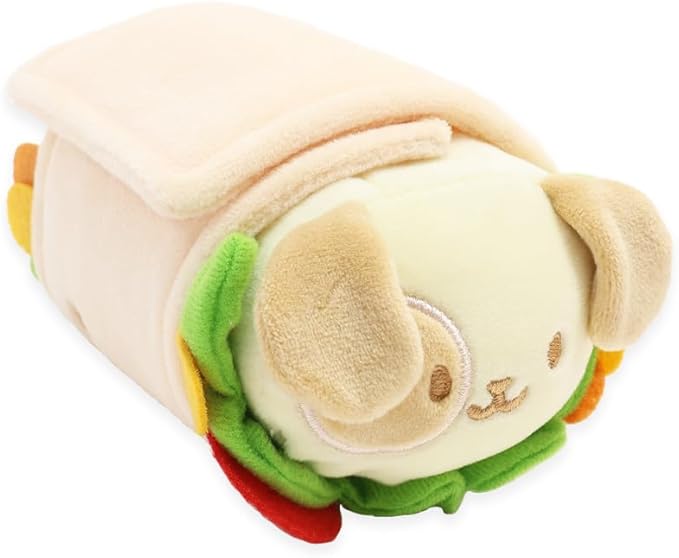 Anirollz Stuffed Animal Plush Toy - Official Roll Blanket Outfitz Doll |Soft, Squishy, Warm, Cute, Comfort, Safe| Burrito Pillow with Puppy - Birthday Decorations Gift 6" Puppiroll