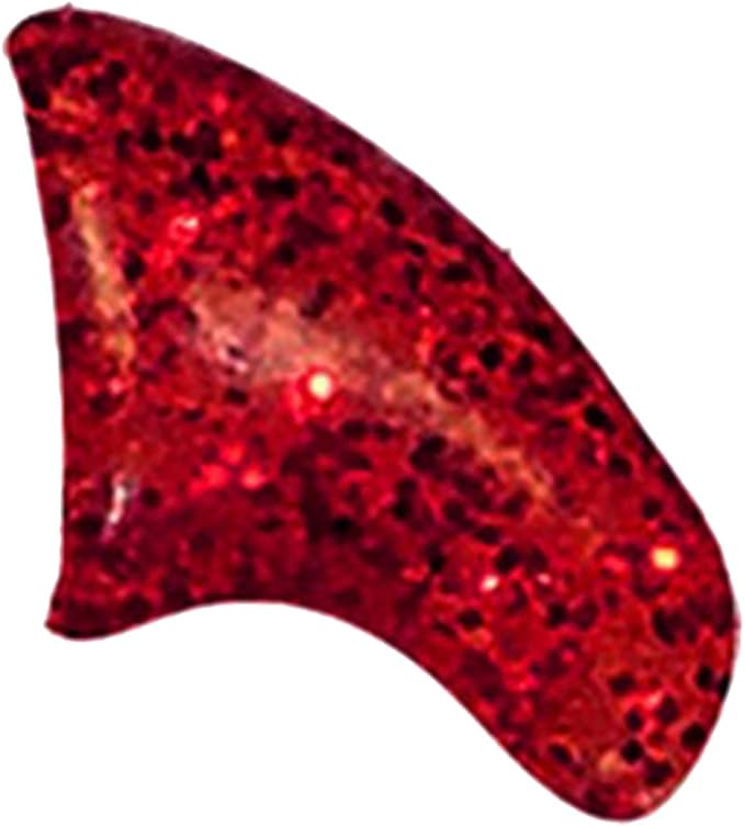 40 Pack Soft Nail Caps for Cat Claws Ruby RED Glitter Small