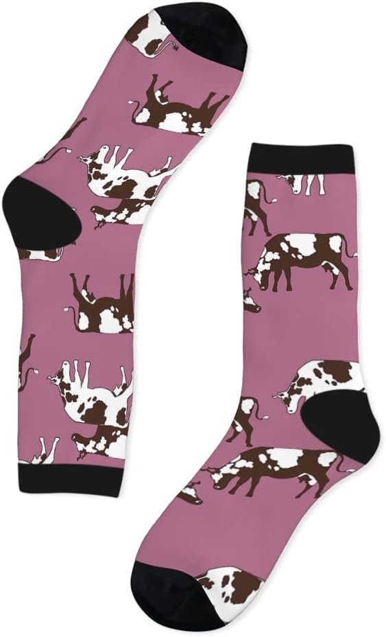 AOYEGO Volleyball Funny Socks Water Polo Balls Iridescent Novelty Casual Crew Socks Contrast Color Design for Women Men Gift