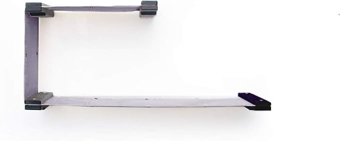 CatastrophiCreations Cat Double Decker Wall Mounted Lounge and Play Furniture Cat Tree Shelves - Onyx/Charcoal Gray, One Size (DD11ONCH)