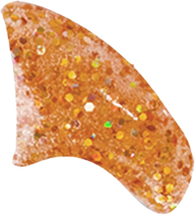 40 Pack Soft Nail Caps for Cat Claws Gold Holographic Glitter Large