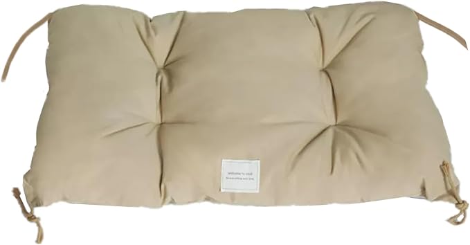 SHENGOCASE 2-Pack 3.15" Thick Soft Cat Kneading Pillow Cushion Bed with Ties for Cat Dog House Perch Shelf, Cushion Pad Padding for Cat Cage Kennel