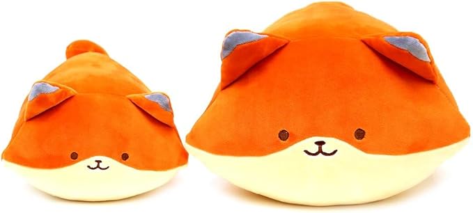 Anirollz Stuffed Animal Plush Toy – 10" Medium Plush Doll | Soft, Squishy, Cute, Comfort, Safe | Birthday Gift Pillow with Cute Character Fox Foxiroll