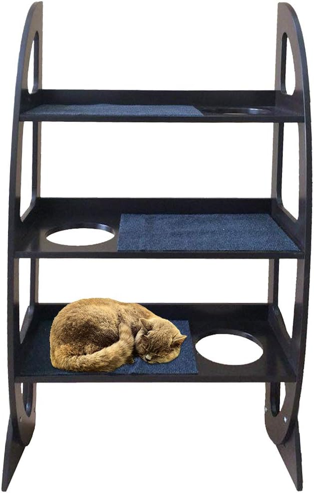 Penn-Plax Hanging Cat Tree Contemporary Cat Walk – 2 Different Setups: Free Standing or Door Hanging