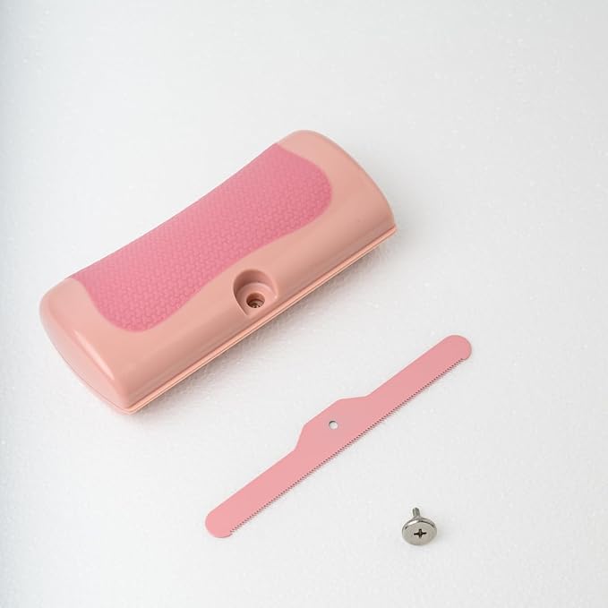 Animal Deshedding Comb For Fur - dog brush,dog brush for shedding,deshedding dog brush,cat brush,cat brushes for indoor cats,cat grooming supplies - Perfect for Cats, Dogs, & Horses (Pink)