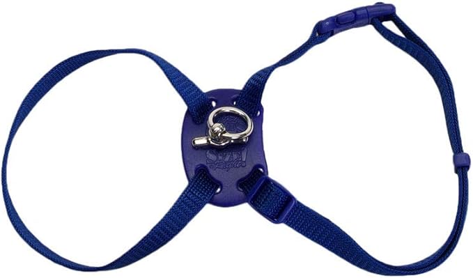Coastal Pet Size Right Snag-Proof Adjustable Cat Harness - Comfortable Harness for Cats - Adjustable - Quality Pet Supplies - Medium & Small - Blue, 3/8" x 12-18"