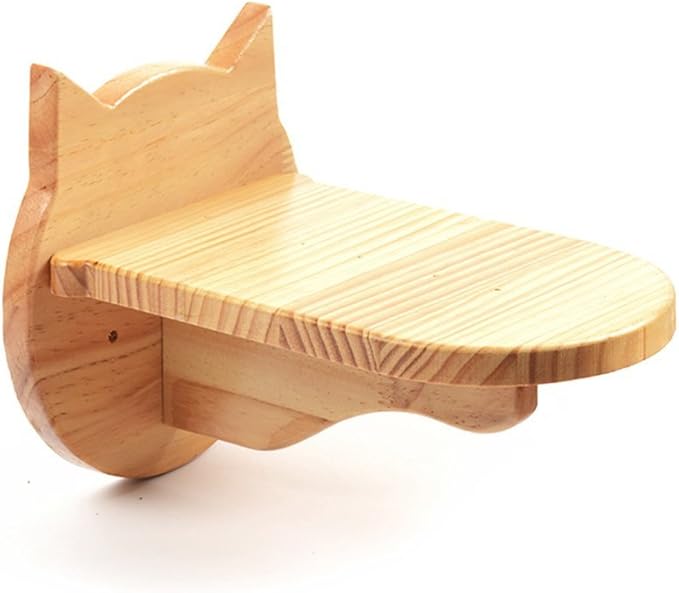 TINTON LIFE® Large Wooden Cat Kitten Climber Tree Cloud Shelf Board Wall Mounted Cat Perch