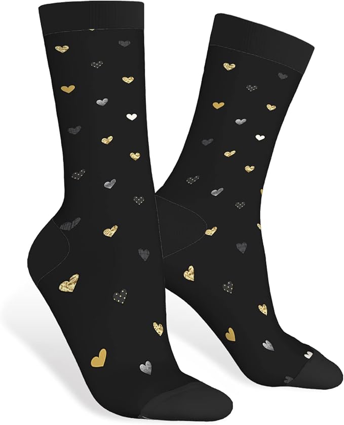 AOYEGO Volleyball Funny Socks Water Polo Balls Iridescent Novelty Casual Crew Socks Contrast Color Design for Women Men Gift