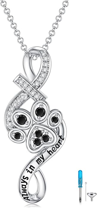 Animal Crystal Urn Necklace For Ashes Sterling Silver Butterfly Dragonfly Bee Phoenix Peacock Hummingbird Fox Angel Wing Pentagram Pentacle Cremation Necklace Heart Teardrop Urn Holder Necklaces For Women Memorial Jewelry