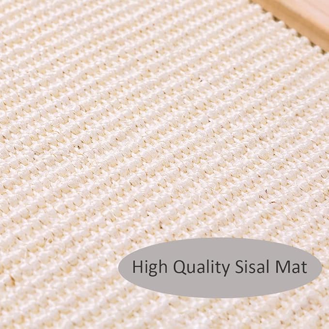 La La Pet® Wall Mounted Cat Bed Wooden Floating Cat Shelf Capsule Cat House Cat Perch Cat Steps Cat Ladder Cat Tree Cat Furniture Cat Lounger Cat Climber (Scratcher with Suctions Cups)