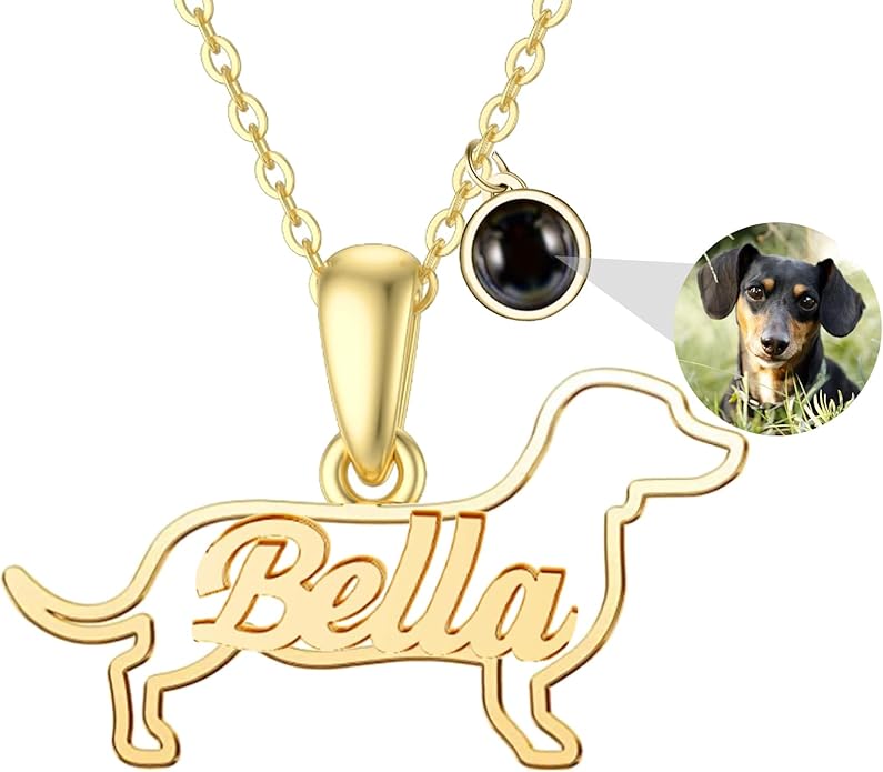 925 Sterling Sliver Yorkshire/Corgi/Labrador/Pug/Bulldog/Paw Print/Cross Necklace Cute Puppy Dog Necklace Jewelry Birthday Gifts for Women Girls Dog Lovers