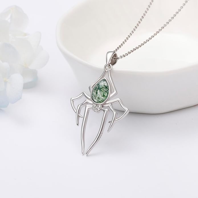 Alphm 925 Sterling Silver Chicken Capybara Raccoon Highland Cow Axolotl Necklace Cute Animal Necklace Jewelry for Women