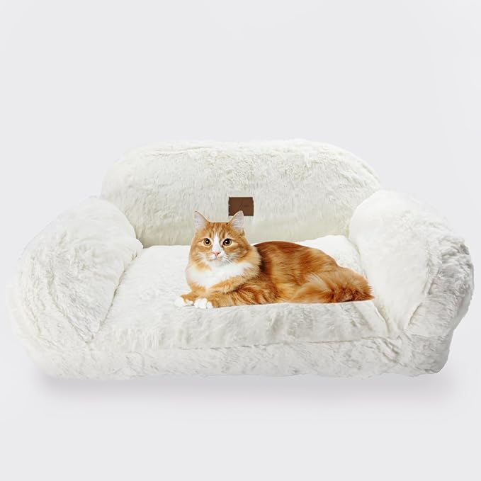 Asou Cat Couch Bed Kitty Couch Bed Cat Sofa for Small Cats Anti-Slip Kitty Couch Bed Cat Bed Pet Couch Bed