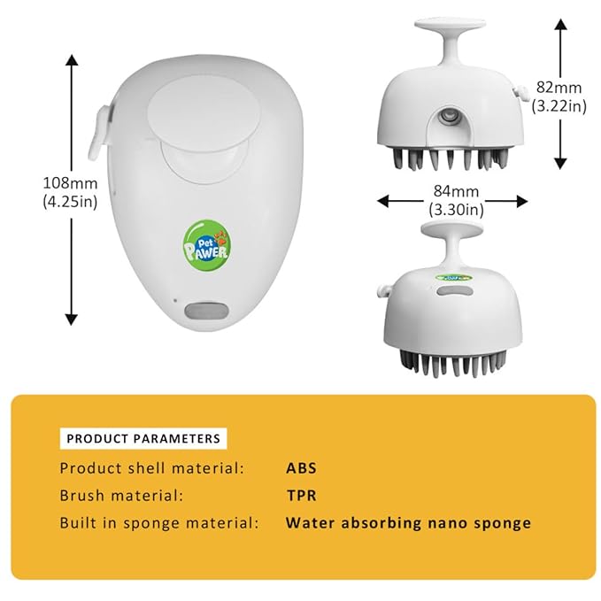 4 in 1 Cat Steam Brush for Shedding, Rechargeable Cat Brush with Steam, Steam Pet Hair Brush for Indoor Cats, Massage, Cleaning, Shedding, Combing & Remove Floating Hair All In One