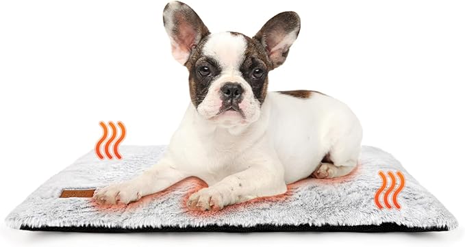 Self Warming Cat Bed, 29" x 20" Self Heating Pet Pad for Indoor Outdoor, Non-Slip Heated Dog Mat Thermal Blanket for Large Kittens Small Puppy