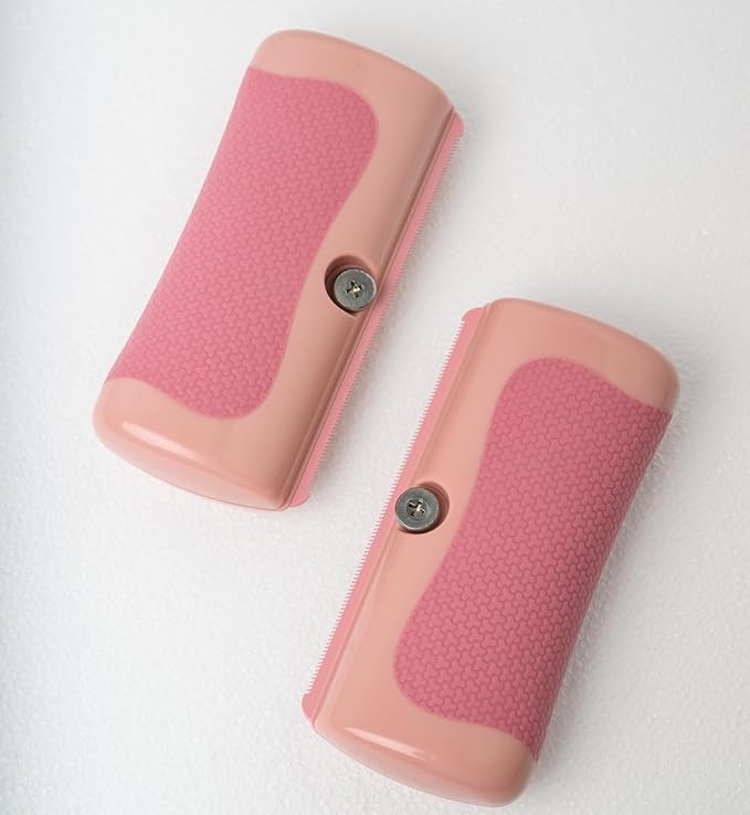 Animal Deshedding Comb For Fur - dog brush,dog brush for shedding,deshedding dog brush,cat brush,cat brushes for indoor cats,cat grooming supplies - Perfect for Cats, Dogs, & Horses (Pink)