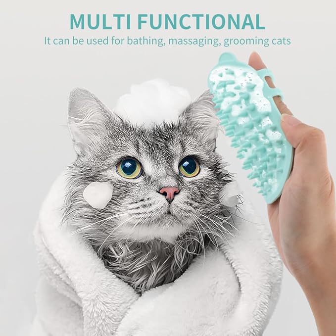 2 pcs Silicone Rubbing Corner Brush, Pet Itch Tool Back Scratcher for Dogs and Cats (White, Green, Size: 6.5x4.13inch)