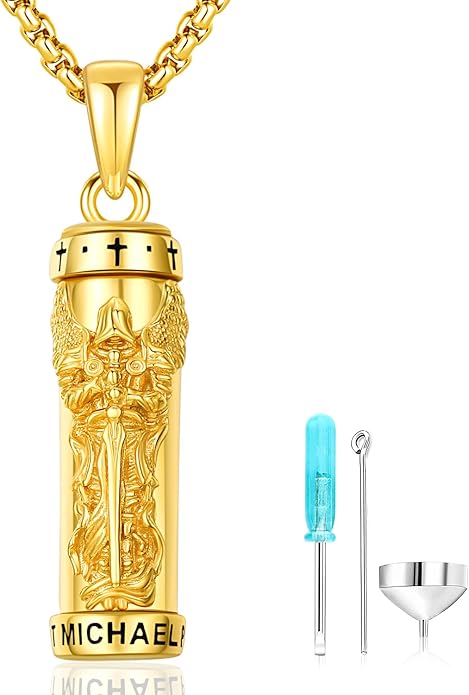 Aniu Cremation Jewelry for Ashes S925 Sterling Silver Urn Necklace Memorial Necklace for Human Ashes of Loved Ones Keepsake Pendant for Men Women