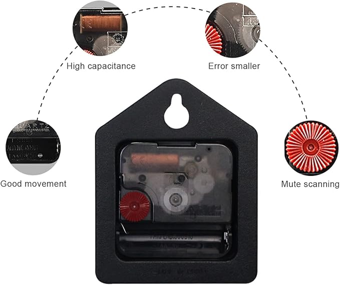 ALAZA Lemon Wall Clock for Kitchen - 9.5 in Yellow Non-Ticking Round Battery Operated Decorative Clock