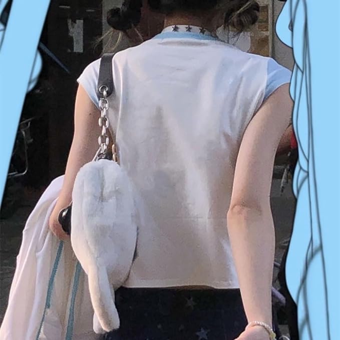 Baby Tees Women Graphic Tops Y2K Grunge Clothes