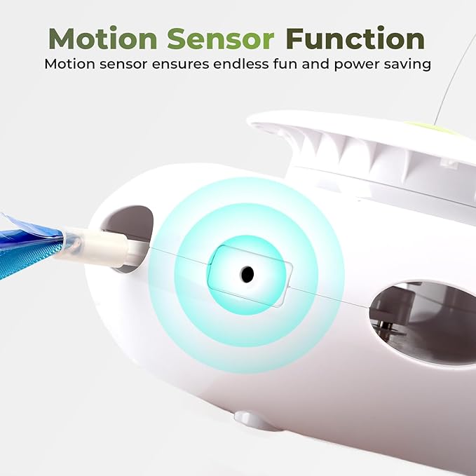 ALL FOR PAWS 3 in 1 Interactive Cat Butterfly Flutter Toy with Rolling Balls, Poping Feather Toy Automatic Kitten Spinner Toys Mental Stimulation for Indoor Cats, USB Rechargeable Kitty Toys