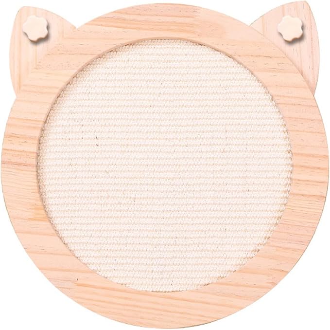 La La Pet® Wall Mounted Cat Bed Wooden Floating Cat Shelf Capsule Cat House Cat Perch Cat Steps Cat Ladder Cat Tree Cat Furniture Cat Lounger Cat Climber (Scratcher with Suctions Cups)