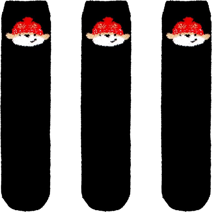 BambooMN Women's Super Soft Warm Microfiber Fuzzy Cozy Animal Socks or Christmas Winter Animal Socks, Value Pack