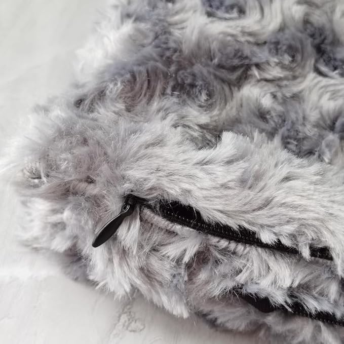 Removable Washable Cover, Polyester Material Pet Heating Pad Cover (18" x 18") with Zipper