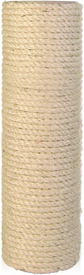 TRIXIE Replacement Sisal Post for Scratching Posts, Cat Trees and Cat Towers, 3.5 in x 11.8 in (9 x 30 cm)