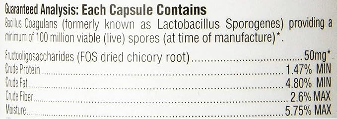 Ark Naturals Gentle Digest for Dogs & Cats, 60-Count Capsules, 5 Pack