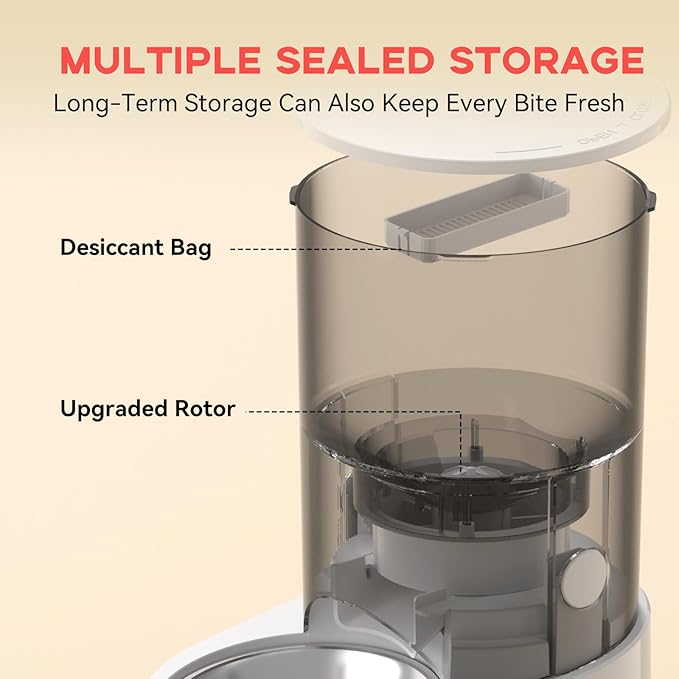 Automatic Cat Feeder and External Camera(2.4/5G WiFi), Rechargable 5G WiFi Pet Feeder with APP Control, 1080P HD Video with Enhanced IR Night Vision,Two-Way Voice Call Camera