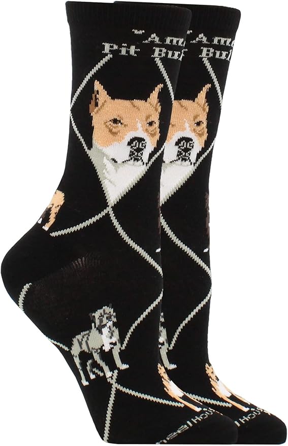 American Pit Bull Terrier Socks for Women Gift for Dog Lovers