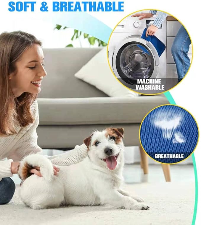 10 in 1 Pet Grooming Hammock Harness with Nail Clippers/Trimmer, Grooming Sling for Small Animals Nail Trimming/Clipping For Cat&Dog (XXS/Under 10lb Blue)