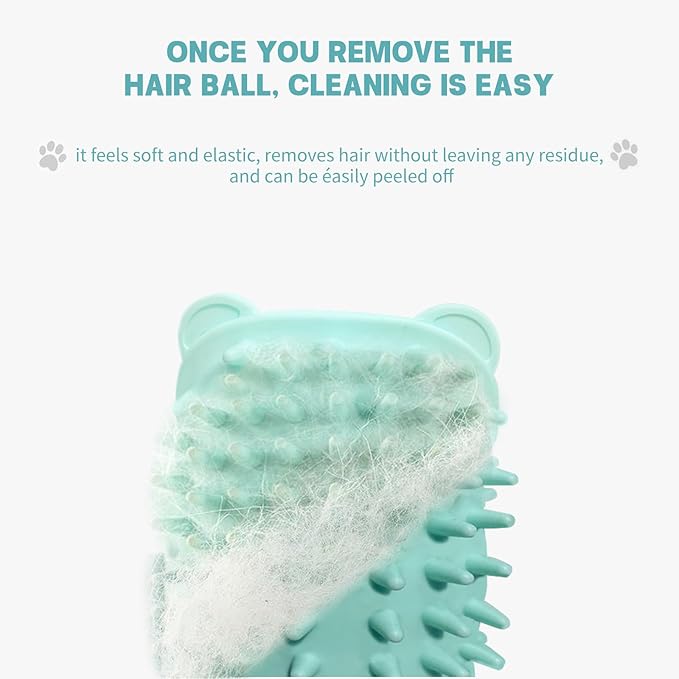 2Pcs Cat Self Grooming Brush, Pet Tickling Artifact for Cats Tickling Comb Pet Brush for Long Short Hair Cat Dog Tickling Tool, Reduce Shedding, Scratching and Itchiness, Silicone Cat Self Scratcher