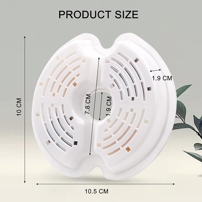 8 Pack Cat Fountain Filters, Petilog Cat Water Fountain Filters, Pet Fountain Filter Replacment