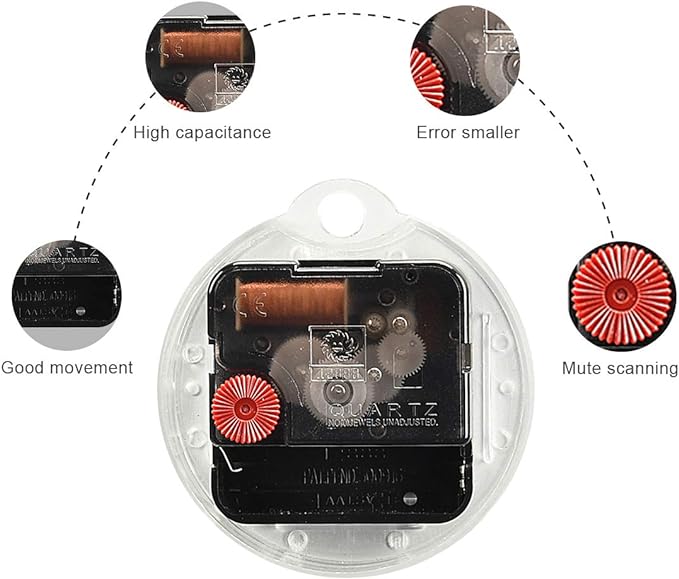 ALAZA Pink Floral Cherry Blossom Wall Clock Battery Operated Silent Non Ticking Clocks for Living Room Decor 12 Inch / 9.5 Inch