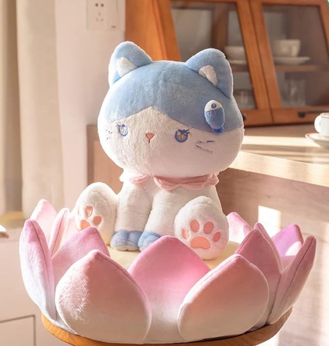 Cat Mattress Flower Cat Sofa Bed Cute and Comfortable Cat Nest Cushion Thickened Non-Slip Three-Dimensional Pet Bed Multifunctional Cushion Indoor Cushion（L