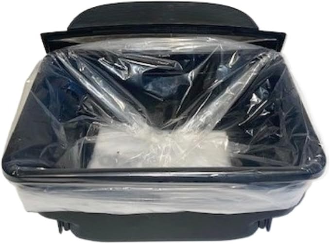 100-Count Liner Bags for Automatic Self-Cleaning Litter Boxes – Durable, Leak-Proof Waste Bags Compatible with Models 3 & 4, 9-11 Gallon Capacity, Clear for Easy Monitoring