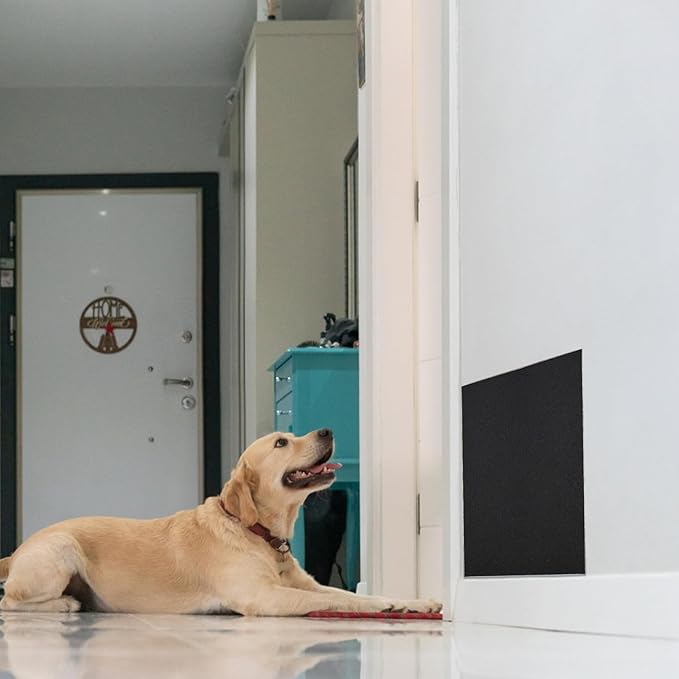 8 pcs Dog Scratch Replacement Pad, Self-Adhesive Emery Paper Scratching Dog Pad Replaceable Sticky Sandpaper Dog Scratch Board, Trim, Nail Care, File Scratch Board for Dog Cat Claw Care, 11 * 9 in