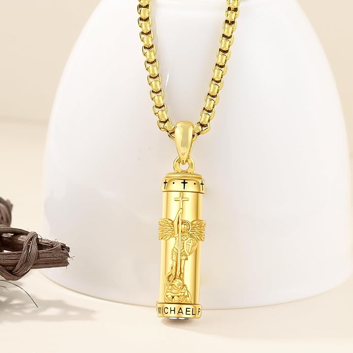 Aniu Cremation Jewelry for Ashes S925 Sterling Silver Urn Necklace Memorial Necklace for Human Ashes of Loved Ones Keepsake Pendant for Men Women