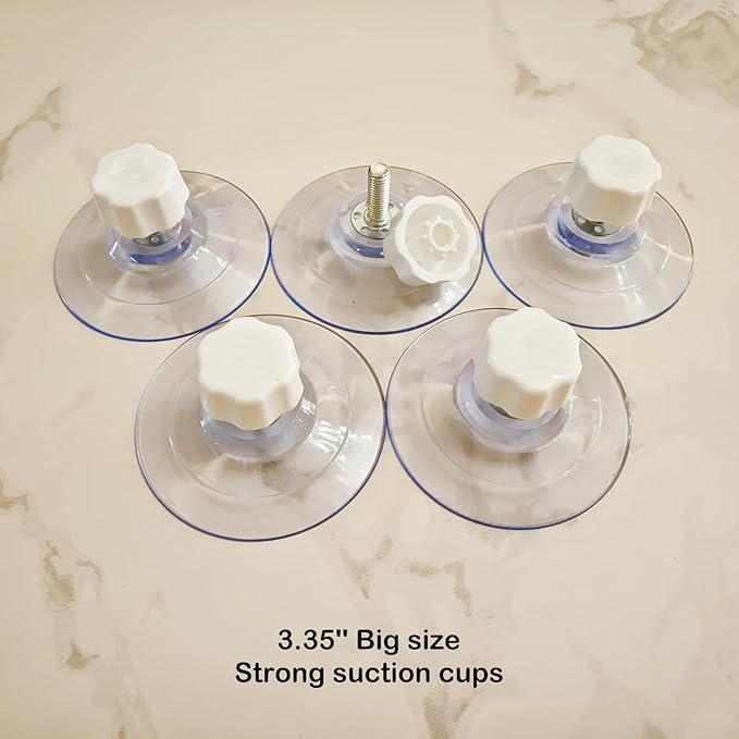 Cat Window Perch, Natural Wood Material, 5 Big Size Suction Cups-40 lbs Weight Limit, 17'' Wide Cat Hammocks for Window, Easy to Install